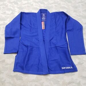 Sanabul BJJ Gi Top Mens A0 Blue Jiu Jitsu NWT